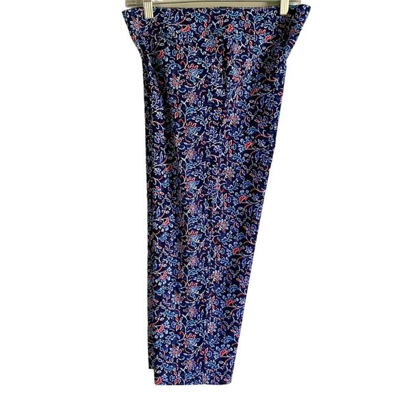 Coral Bay Blue Pull On Capris Pants with Pockets Women's Size 6 NEW - Picture 3 of 6